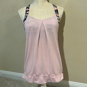 LULULEMON SPORT PINK BRA TANK TOP / M